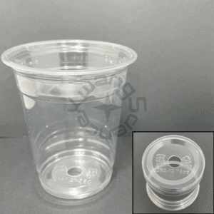 구멍뚫린투명플라스틱컵(물에의한흙언덕변화관찰하기용)(1구)(1개입)